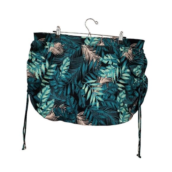 Cacique Swim Women's Desert Palms Drawstring Swim Skirted Bottom - Picture 5 of 16